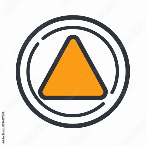 Warning Fake News Misinformation Seal Icon Vector Stamp for Media Literacy and Caution Graphic