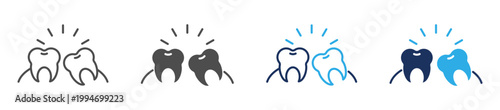 dental impact multi purpose icon set