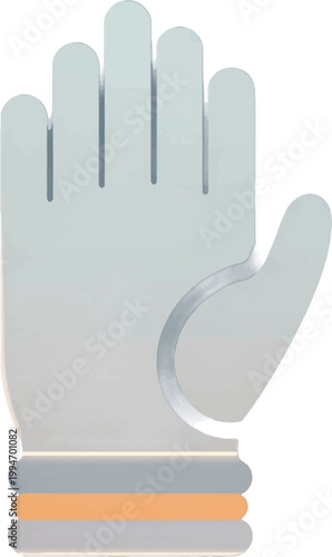 Glove, hand protection, safety glove, industrial glove, vector icon