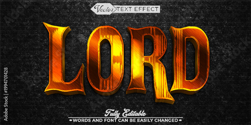  Majestic Lord Royal Divine Typography Vector Fully Editable Smart Object Text Effect