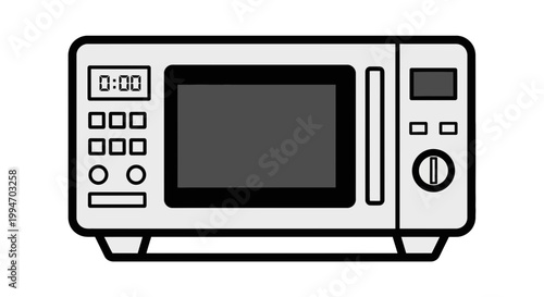Microwave Oven Kitchen Appliance Cooking Device.
