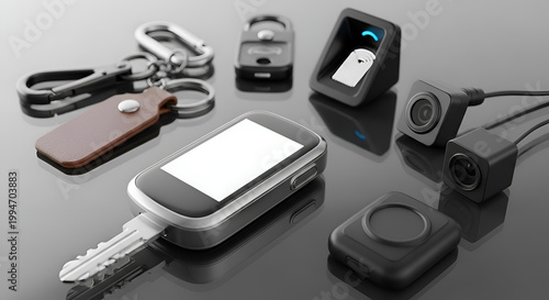 Collection of smart home devices and gadgets.