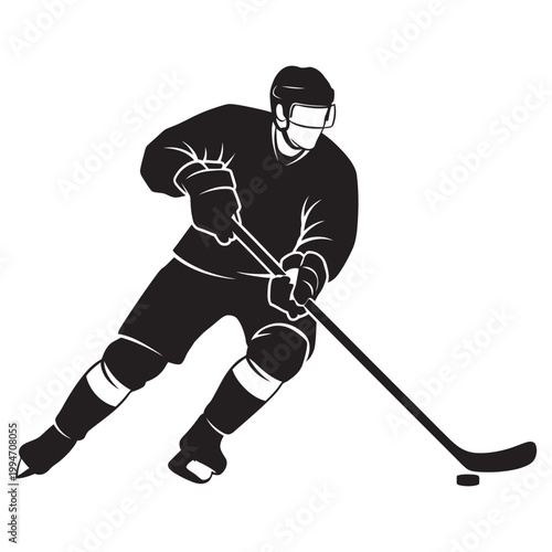 hockey player vector