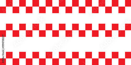 Red white tablecloth pattern lines. Gingham seamless pattern. Christmas backgroound. Strokes texture for textile shirt plaid, tablecloth, cloth, blanket, paper, makeup. Checkered print.