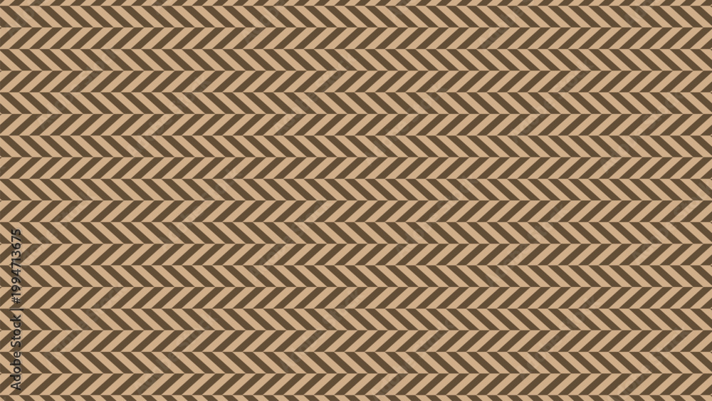Fototapeta premium Seamless brown chevron stripe pattern geometric background design tile