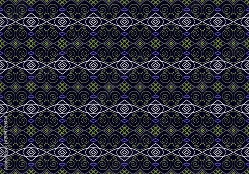 seamless damask pattern