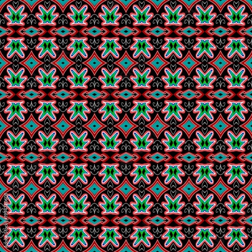 seamless geometric pattern with geometric elements