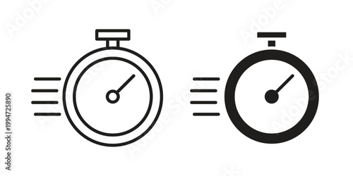 Photos Time fast icon graphic vectors for website design