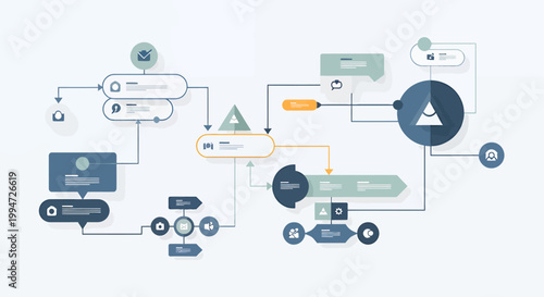 Flowchart business process diagram.