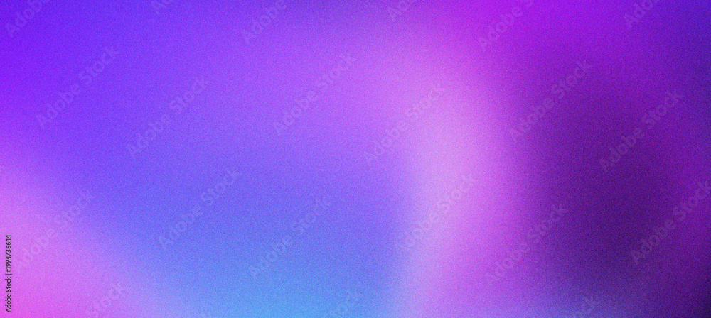 Obraz premium Vibrant purple gradient background with soft violet light leaks. Abstract neon blue and magenta color blur texture. Dreamy ethereal aesthetic backdrop for modern digital graphic design projects.