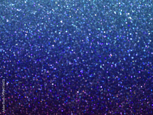 Blue sparkle background. Indigo blue glitter background. Blue glimmer. Abstract twinkle texture. Glitter surface. Glimmer layout. Holiday layout. Diamond, stars surface. Celebration holiday background