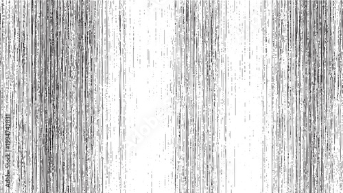 Abstract Glitch Screen Noise Texture with Analog Signal Interference and Static Grain Glitch Texture with Static Noise Lines vector design on transparent background.