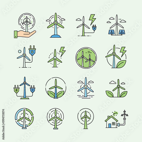 Eco friendly home interior icons showcase sustainable living solutions