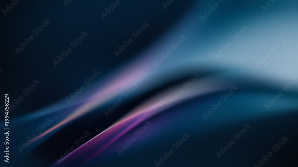 Obraz premium Flowing Waves of Color Create an Enchanting Abstract Scene