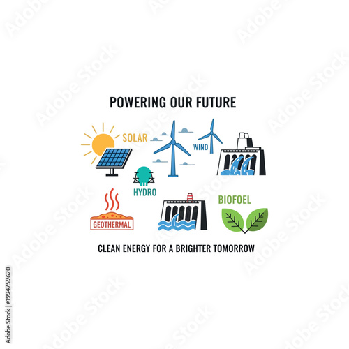 Renewable energy sources power our sustainable future with solar, wind, hydro, geothermal, and biofuel.
