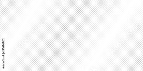 Net texture pattern on white background. Net texture pattern for backdrop and wallpaper. Realistic net pattern with black squares. Geometric background