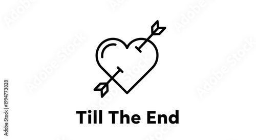 Vector illustration of a red heart shape logo symbol for Valentine's Day card design representing love and passion feeling in a holiday celebration concept