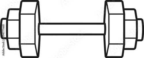 Dumbbell weights for strength training and muscle building exercises