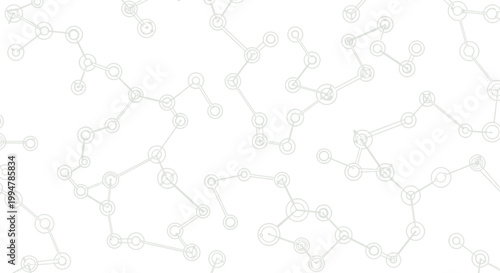 Abstract molecular structure background with connected atoms and bonds.