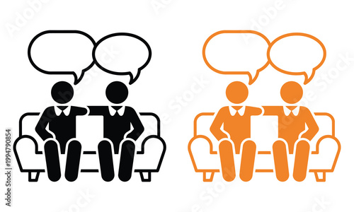 Dialogue contrast between formal and informal communication styles in meetings