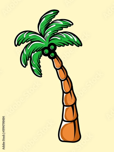 palm tree vector illustration