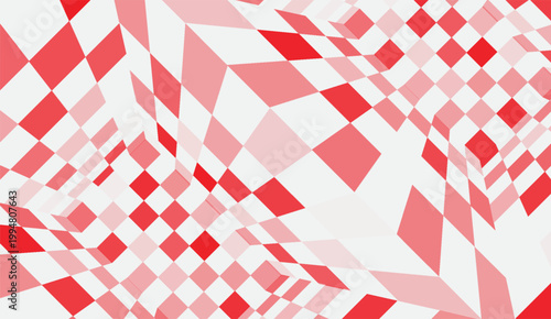 Red white tablecloth pattern lines. Gingham seamless pattern. Christmas backgroound. Strokes texture for textile shirt plaid, tablecloth, cloth, blanket, paper, makeup. Checkered print.