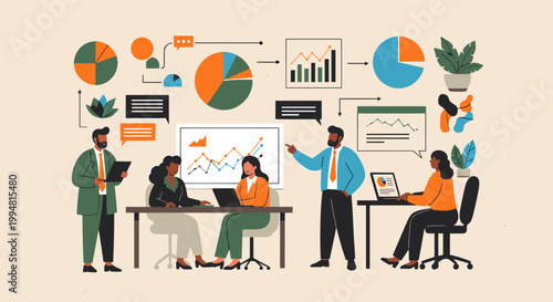 This minimalist illustration depicts a portion of a person in business attire. It evokes a sense of professionalism, suitable for corporate websites, 