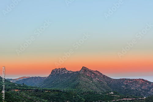 Konstfotografi Mirador de la portería alta en el desierto de las palmas situado en castellón vi