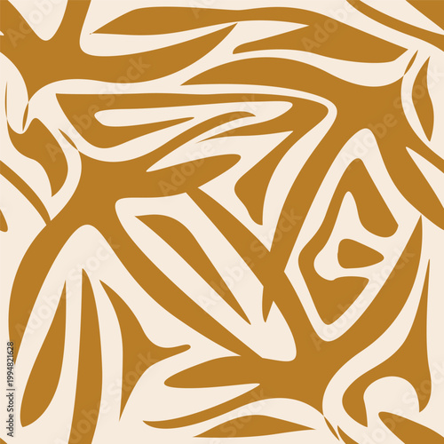 vector seamless pattern with birds and flowers