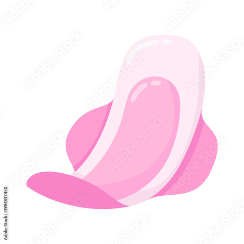 Soft Pink pure empty women's disposable menstrual sanitary pad