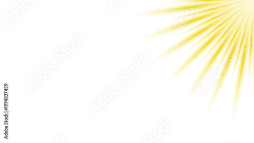 A vibrant blue sunburst background featuring bright sun rays and a glowing star flare design creates a summer sunlight vector illustration for a sunny sky backdrop