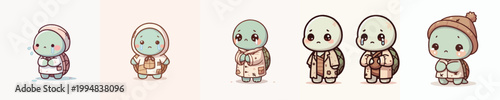 beggar turtle vector sad expression