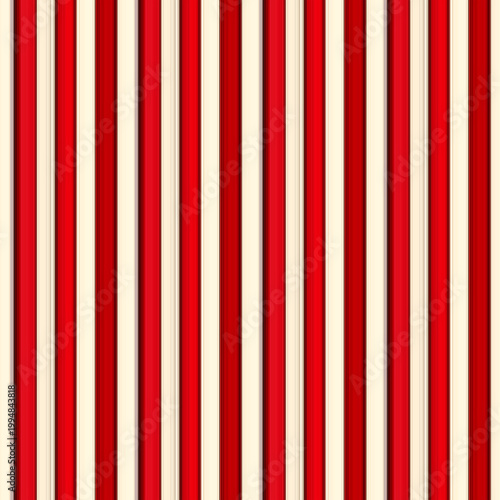 Vintage Red and White Patriotic Flag Stripe Seamless Repeat