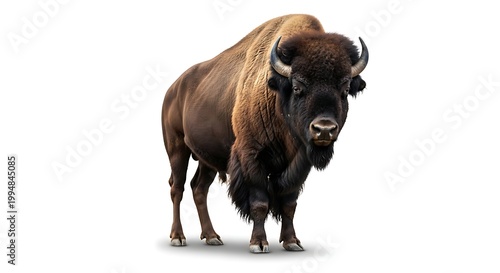  Majestic Bison Standing Proudly 