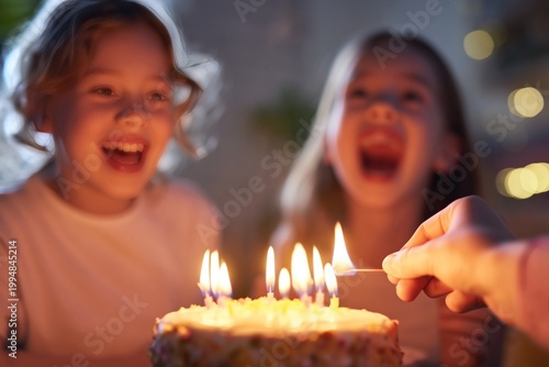 Friends Celebrate With Sparklers at a Night Gathering During a Festive Occasion