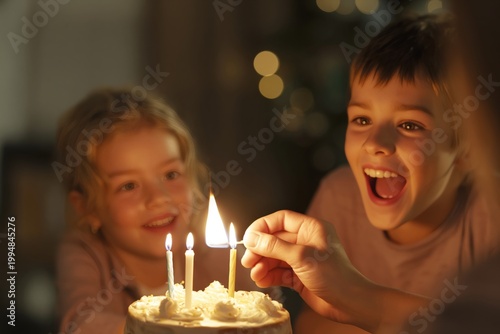 Friends Celebrate With Sparklers at a Night Gathering During a Festive Occasion