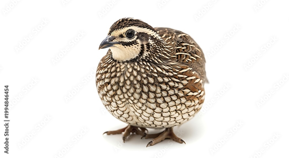 Obraz premium A quail bird isolated on backdrop