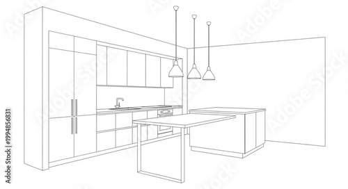 Modern Architectural Interior Design with Minimalist Elements.