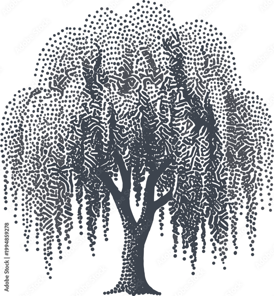 Fototapeta premium Trees Elevation View for Architectural Drawings