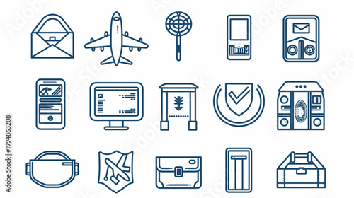 premium travel lounge seating and comfort vector illustration flat design