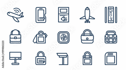 premium travel lounge seating and comfort vector illustration flat design