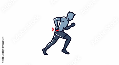 Runner with a painful hip