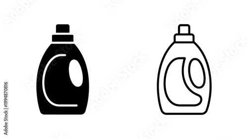 Laundry detergent bottle icon symbol cleaning liquid container detergent cleaning household container dispenser chemical