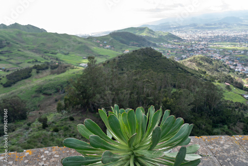 Tenerife green hills on the North of the
island, Spain, Canary islands, Anaga park