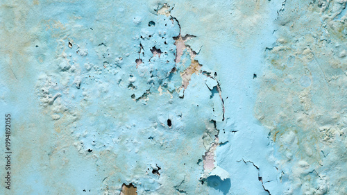 Tableau sur toile Weathered Wall Texture: Capturing the beauty of time through the flaking paint, revealing layers of age and history, the textures tell a silent story of nature