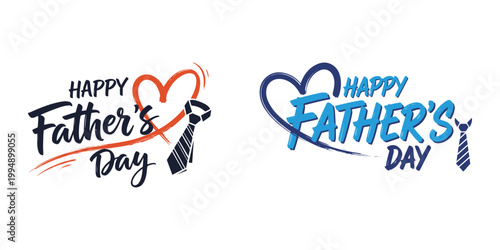 happy fathers day celebration theme with decorative and joyful elements