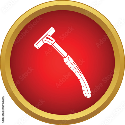 Safety razor symbol representing personal hygiene and shaving