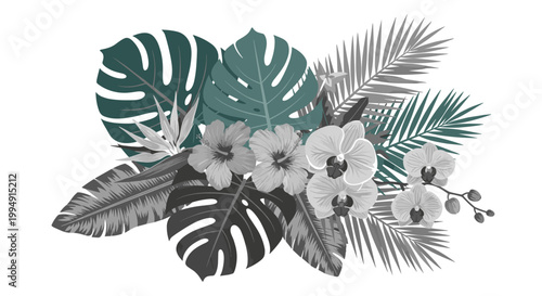 A vibrant illustration evokes a sense of tranquility and growth, ideal for marketing materials, website design, or social media content needing a natu