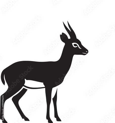 silhouette of a deer