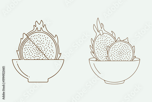 An amazing bowl of Dragon fruit, its a healthy meal 